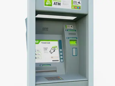 ATM GameReady 3D model
