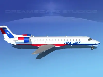 Embraer ERJ-140 Texair 3D model