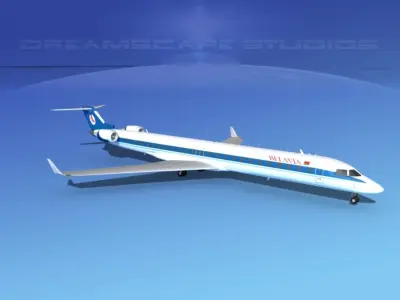 Bombardier CRJ1000 Belavia 3D model