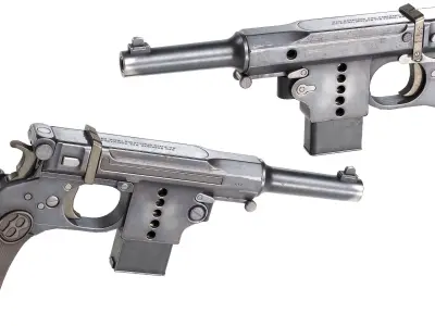 PBR Bergmann No5 Low-poly 3D model