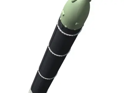RS-28 Sarmat ICBM 3D model