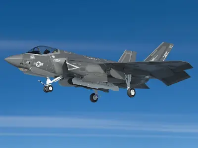 Powerful F35CF 3D model