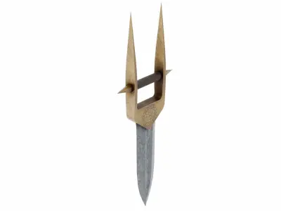 Katar dagger collection Low-poly 3D model