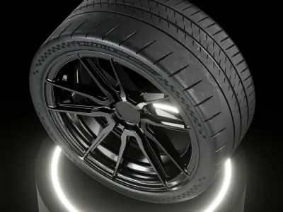 Michelin Pilot Sport CUP 2 285 30 ZR20 99Y 3D model