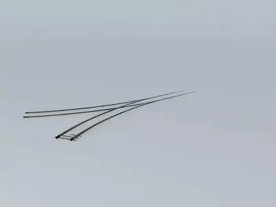 Eco Rail USA Y Point Old Steam Days Free 3D model