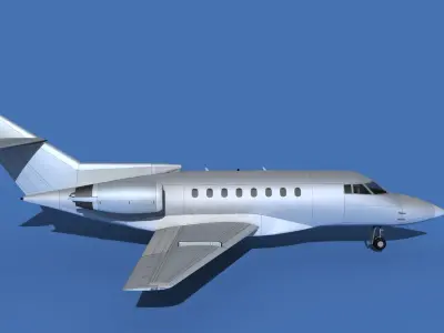 Hawker Siddley 1000 V00 3D model