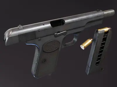 FN Model 1903 Low-poly 3D model