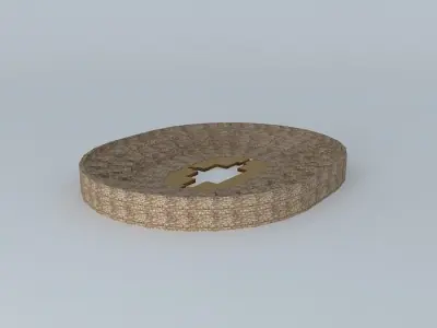 Roman amphitheater Merida Free 3D model