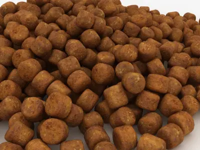 Dog Food 2 Pile 3D model