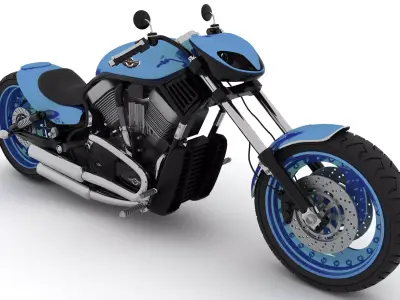 Harley Davidson Bike 3D model