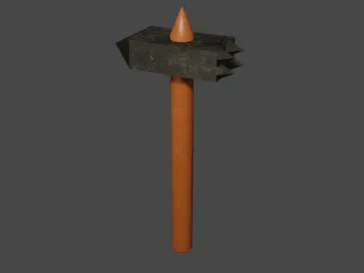 War Hammer Free low-poly 3D model