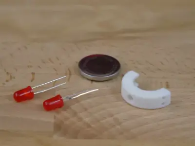 Evil Raven Crow STL with LED Eyes Free 3D print model