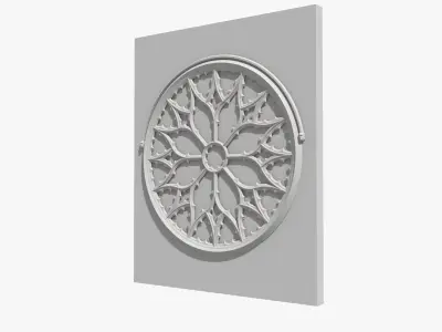 06 Medieval Gothic Windows 3D Model Collection