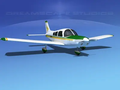 Piper PA-28 V14 3D model
