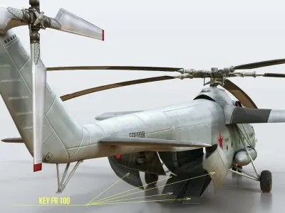 Mil Mi-6A 3D model