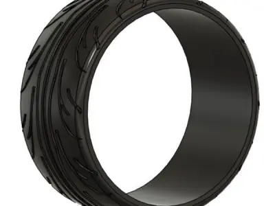 NANKANG NR2S Tyre for Nozzautominis Rims Free 3D print model