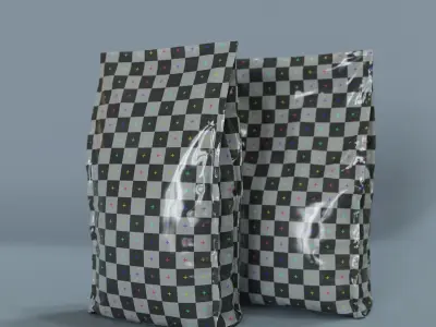 Dog Food Bag 1 3D model