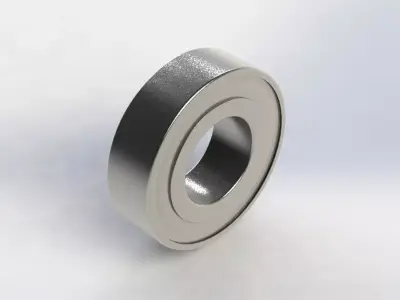 Rolamento de Esferas SKF W 6004 2RS1 Deep Groove Ball Bearing 3D model