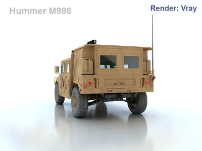 Hummer M998 3D model