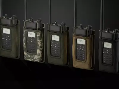 Radio pouch Low-poly 3D model