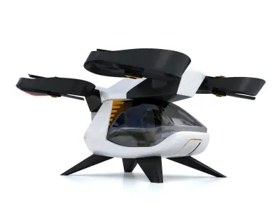 Passegent drone 3D model