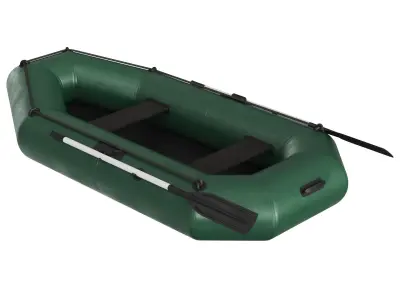 Inflatable boat 3D model
