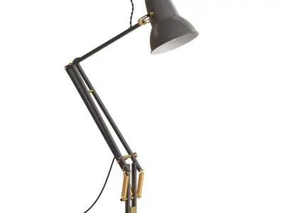 Anglepoise 1227 Brass Table Lamp 3D model