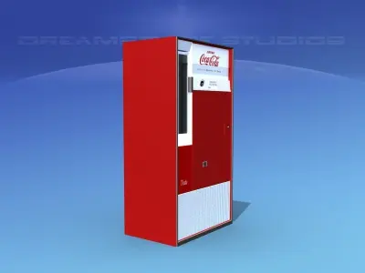 1950s Coke Machine 3D model