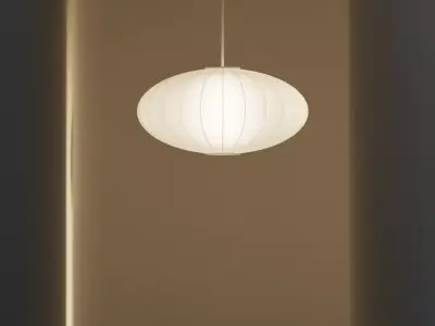 Paper lamp Free 3D model