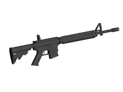 LWRC International 308 Rifles 3D model