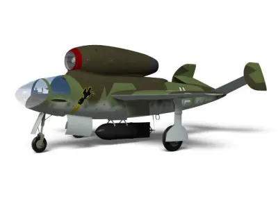 Henschel Hs132 3D model