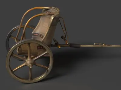 King Tut Chariot figure   3D model