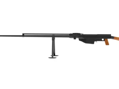 PTRS-41 air rifle 3D model