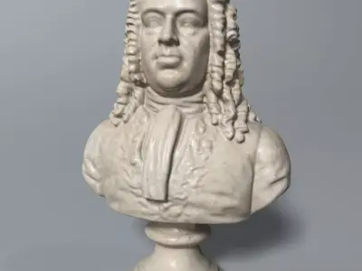 Handel Bust 3D model