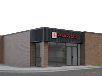 Commercial Building-001 3D model