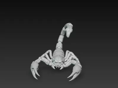 Mechanical Scorpion Robot Sci-Fi 3D Model 3D print model