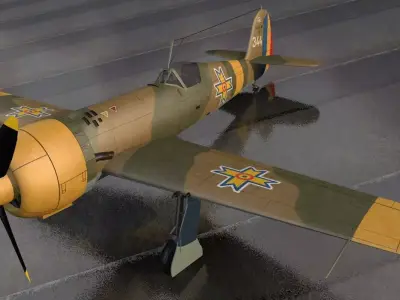 IAR-80A luftwaffe fw 3D model