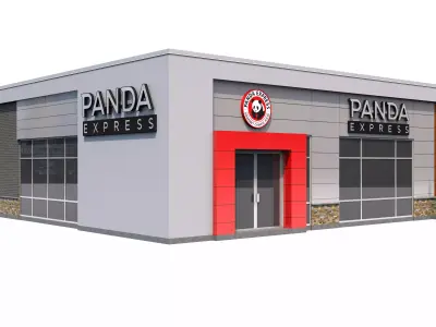 Panda Express 3D model