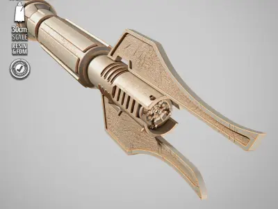 STAR WARS Darth Sion Ligthsaber 3D print model