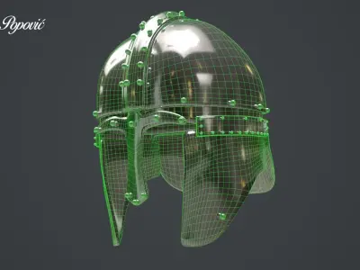 Byzantine Helmet 3D model