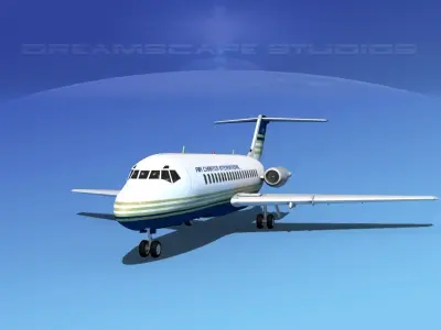 Doulgas DC-9-20 Air Charter Intl 3D model