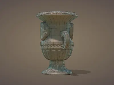 Spectra Grecian Urn Low-poly 3D model