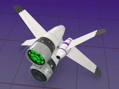 Membran Space Ship 3D model