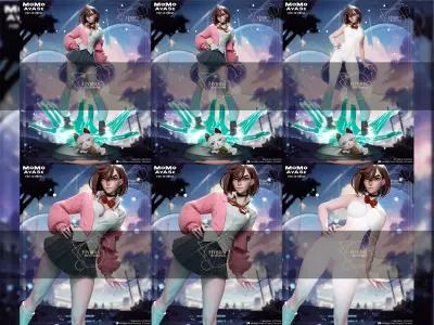 Momo Ayase from DanDaDan Commercial Package 3D print model