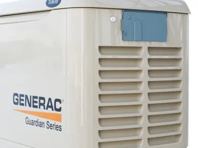 Generac Gas Generator 3D model