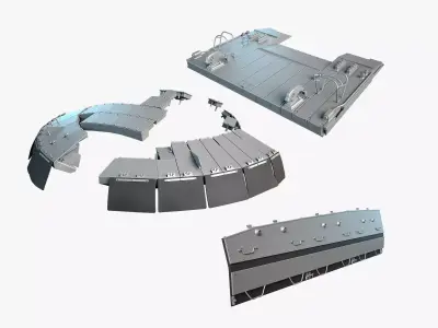 Nizh Ukrainian Reactive Armour High-Poly 3D model