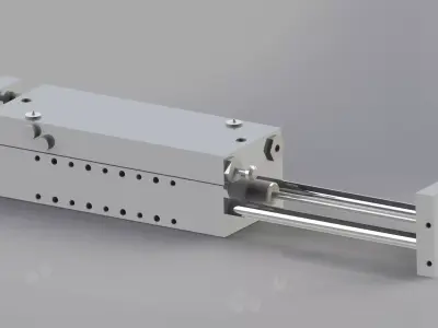 Guidage en translation Free 3D model