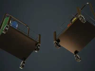 Gas Cylinder 3A Low-poly 3D model