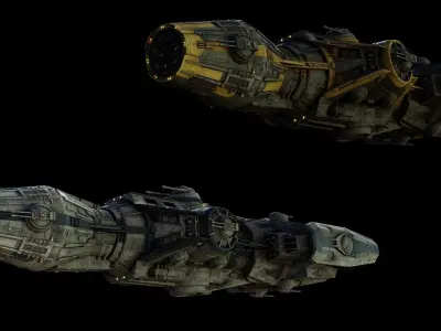 Corellian Gunship DP20  - Star Wars 3D model
