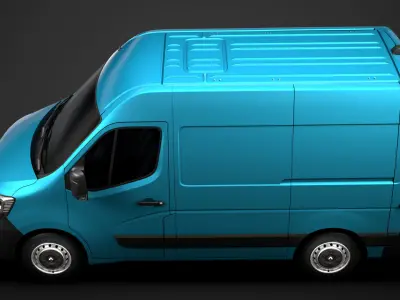 Renault Master L1H2 Van 2020 3D model
